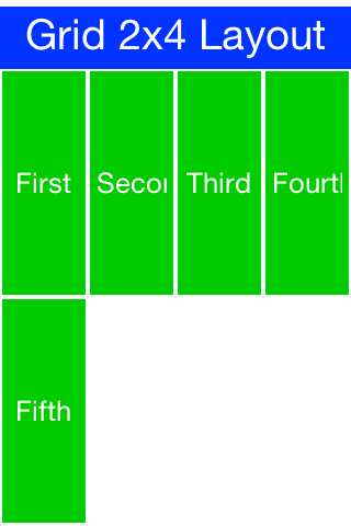 Grid Layout 2×4